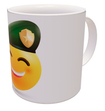 Carica l'immagine nel visualizzatore di Gallery, Tazza emoji esercito
