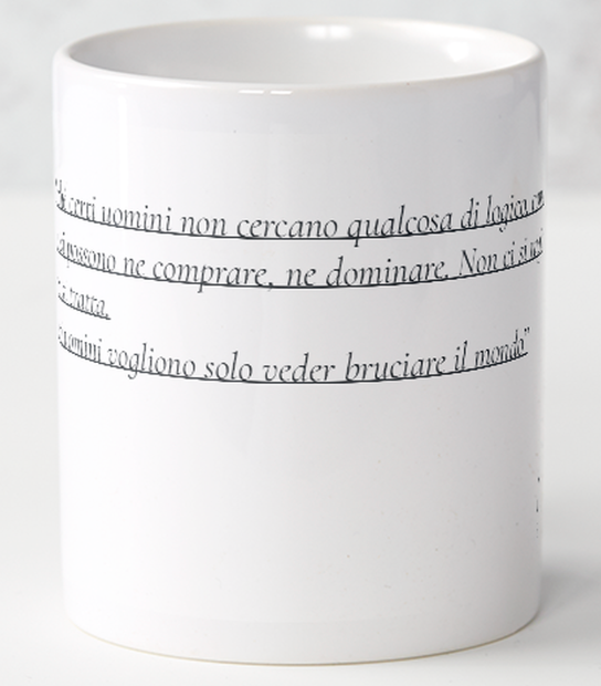 Tazza frase Il cavaliere oscuro