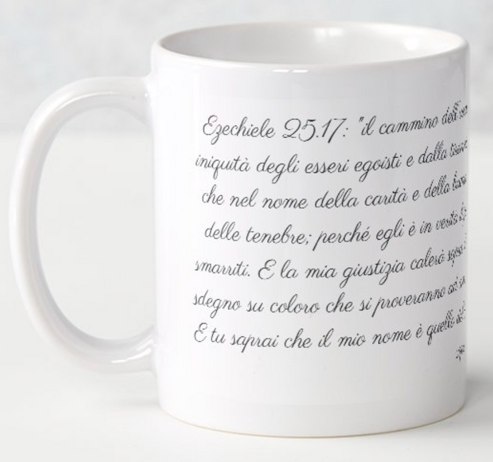 Tazza frase Pulp fiction