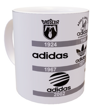 Load image into Gallery viewer, Tazza Adidas logo history
