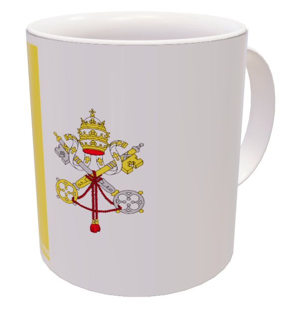 Tazza bandiera Città del Vaticano