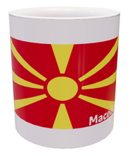 Load image into Gallery viewer, Tazza bandiera Macedonia
