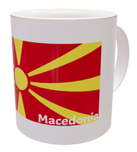 Load image into Gallery viewer, Tazza bandiera Macedonia
