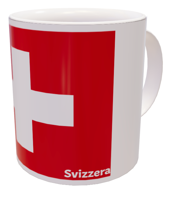 Tazza bandiera Svizzera