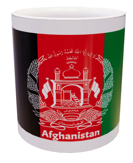 Tazza bandiera dell'Afghanistan