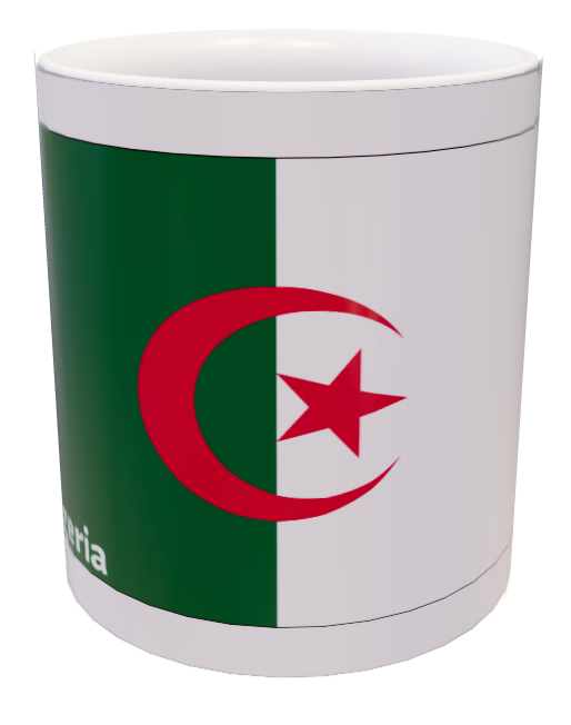 Tazza bandiera dell'Algeria