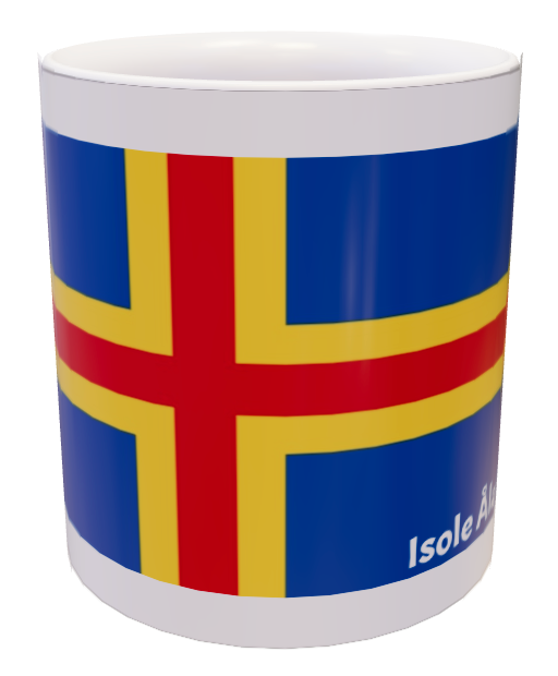 Tazza bandiera delle Isole Åland