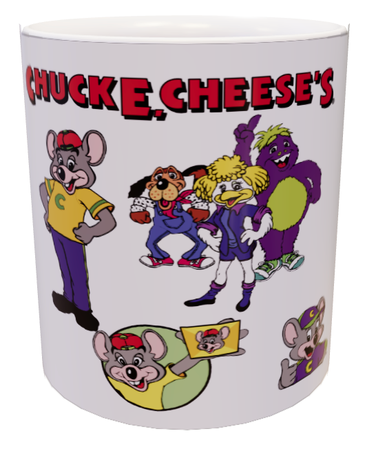 Tazza con logo Chuck E. Cheese