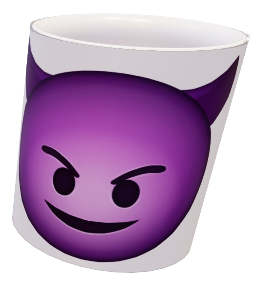 Tazza emoji  diavolo