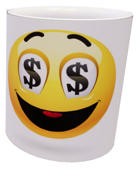 Tazza emoji money