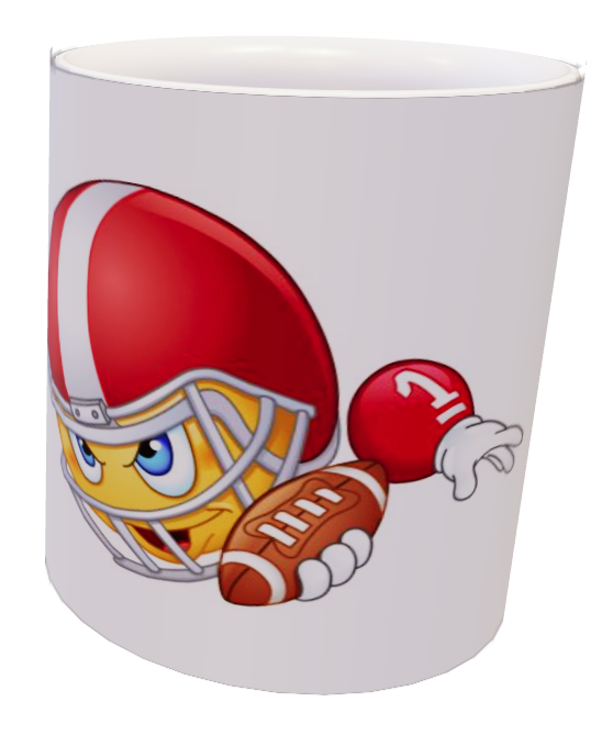 Tazza emoji American football