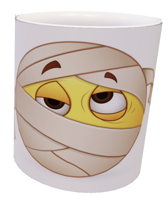 Tazza emoji fasciato