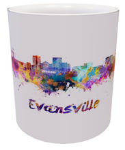 Carica l&#39;immagine nel visualizzatore di Gallery, Tazza skyline Evansville
