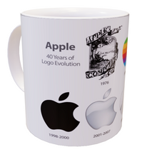 Carica l&#39;immagine nel visualizzatore di Gallery, Tazza Apple logo evolution
