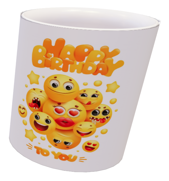 Tazza emoji  happy birthday