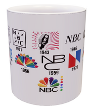 Load image into Gallery viewer, Tazza NBC logo history
