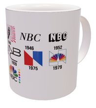 Carica l&#39;immagine nel visualizzatore di Gallery, Tazza NBC logo history
