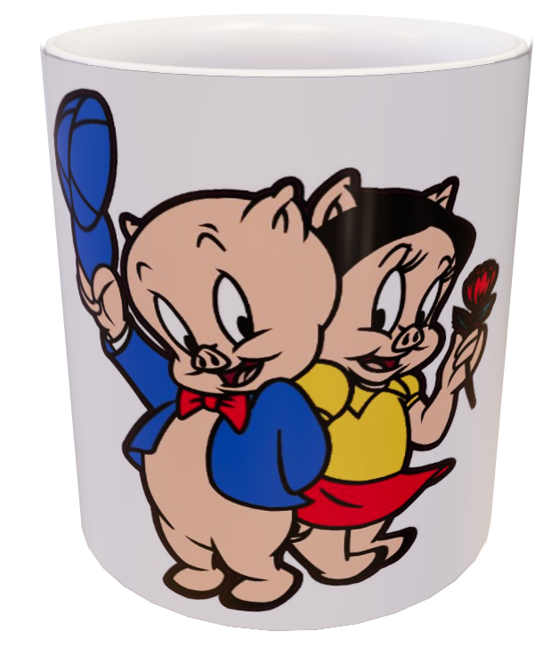 Tazza Porky and Petunia